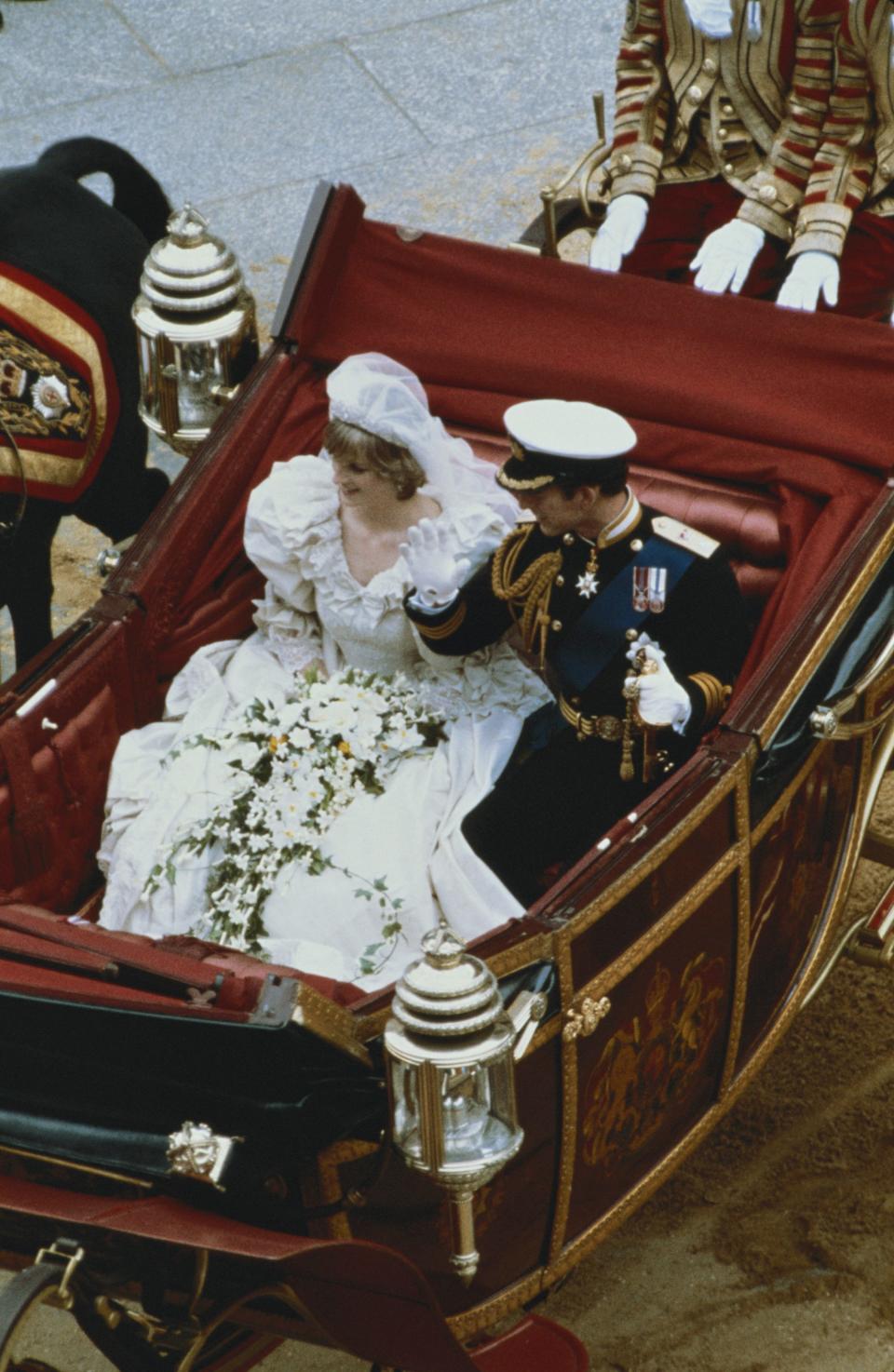 princess diana wedding dress sketches