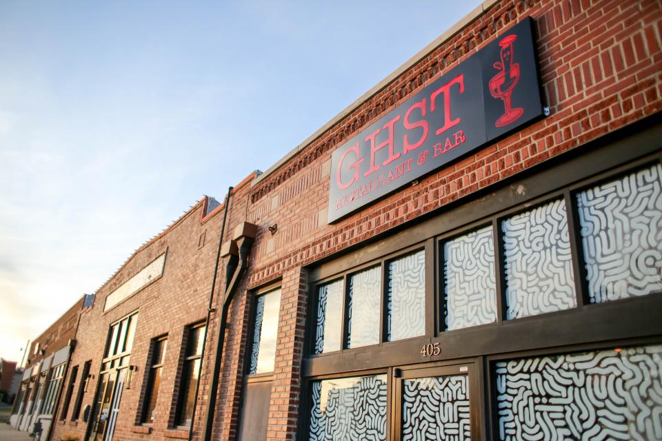 GHST in midtown OKC is pictured.