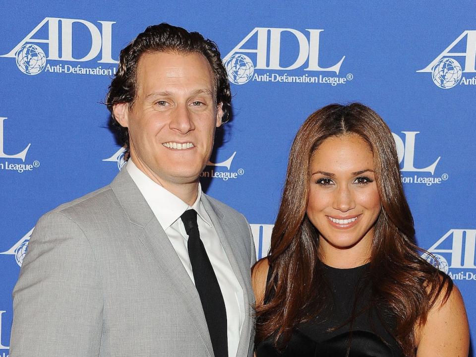 Meghan Markle and Trevor Engelson