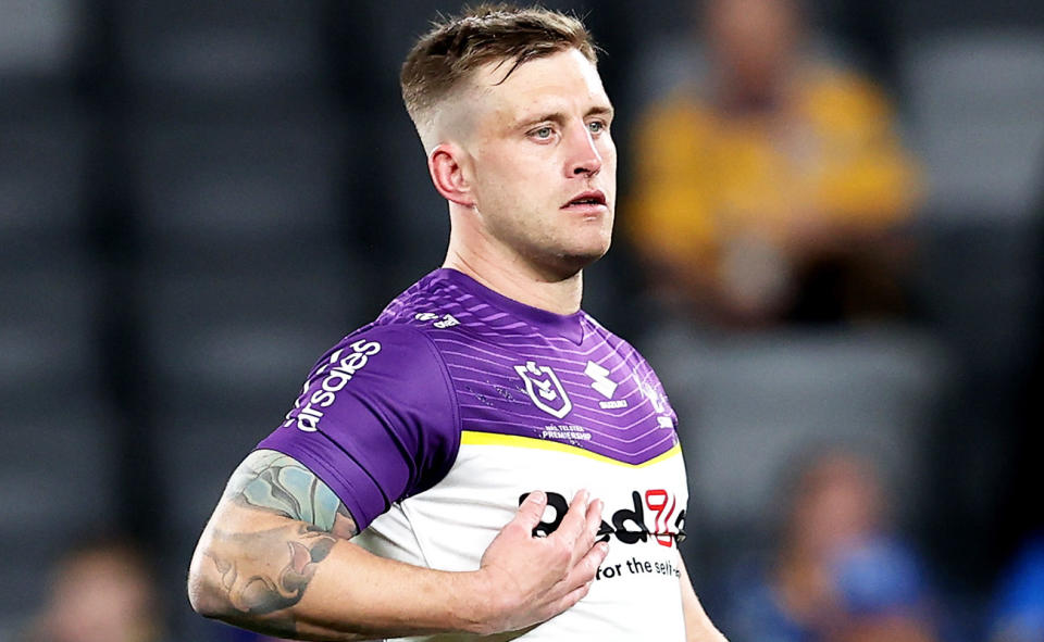 Cameron Munster, qui raffigurato durante la vittoria del Melbourne Storm sui Parramatta Eels.