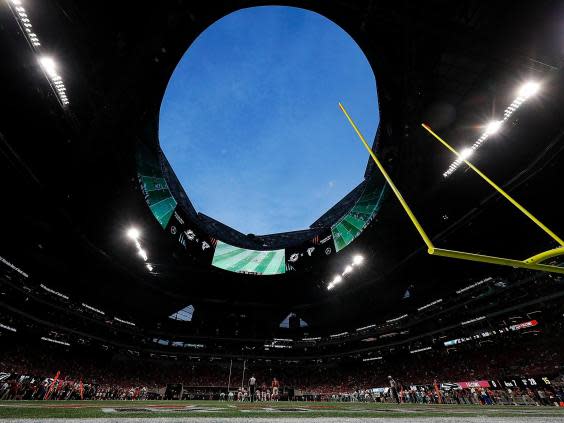 The Mercedes-Benz Stadium in Atlanta will host this year's Super Bowl (Getty)