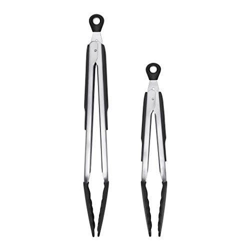 15) OXO Good Grips 12-Inch Tongs with Silicone Head