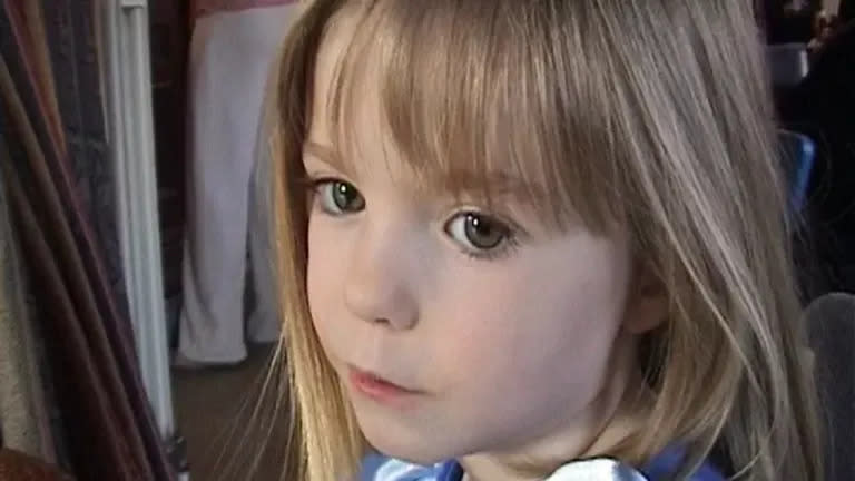 Madeleine McCann tenía 3 años cuando desapareció en 2007