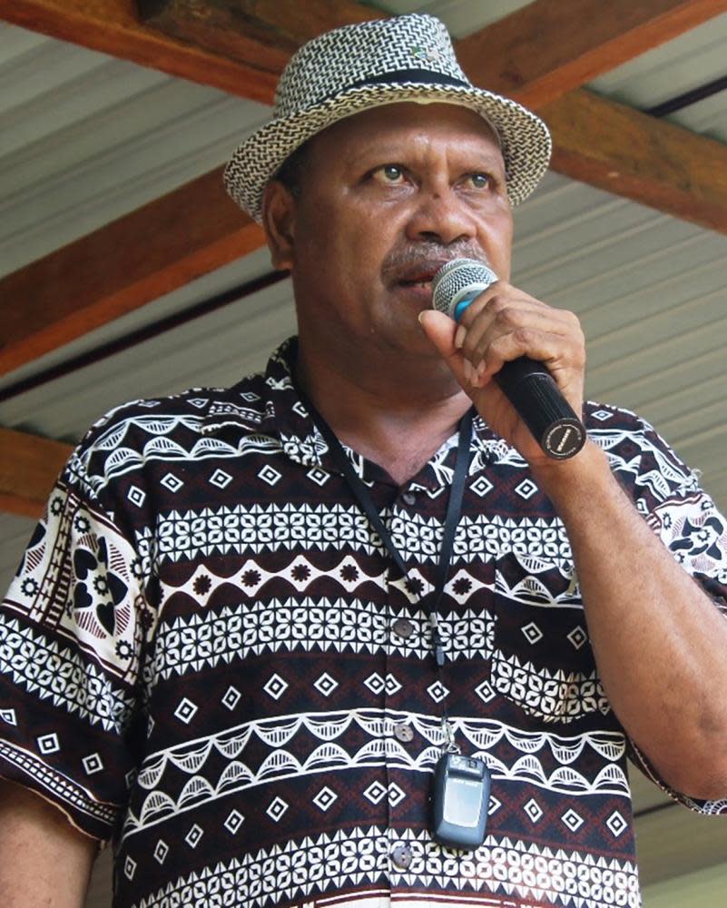 The Premier of Malaita province Daniel Suidani.