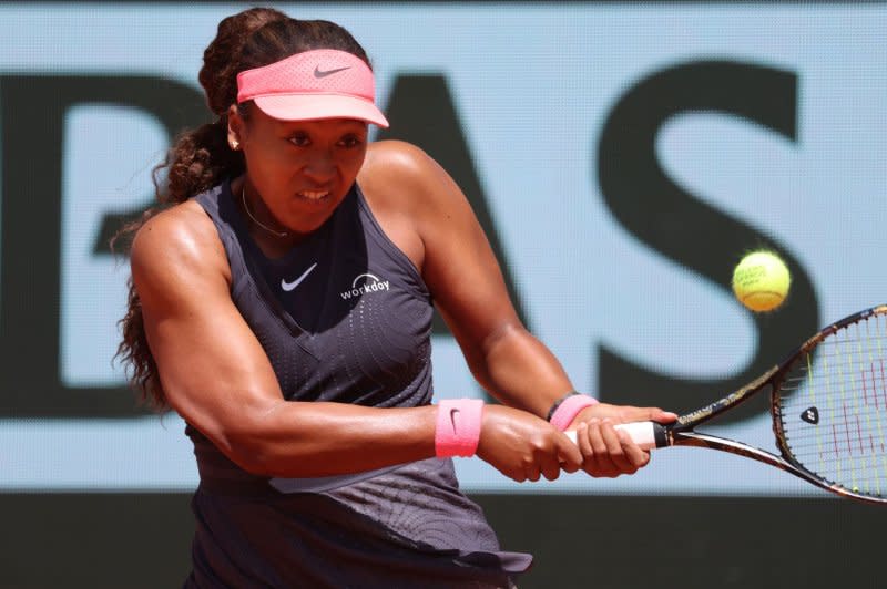 Naomi Osaka (pictured) will play Diane Parry of France in the first round of Wimbledon 2024. File Photo by Maya Vidon-White/UPI