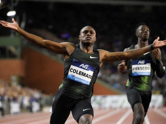 Coleman’s world championship and Olympic participation is in doubt (AFP/Getty)