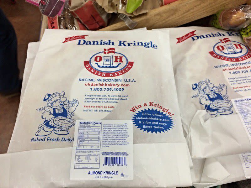Danish almond kringle for sale at Trader Joe's