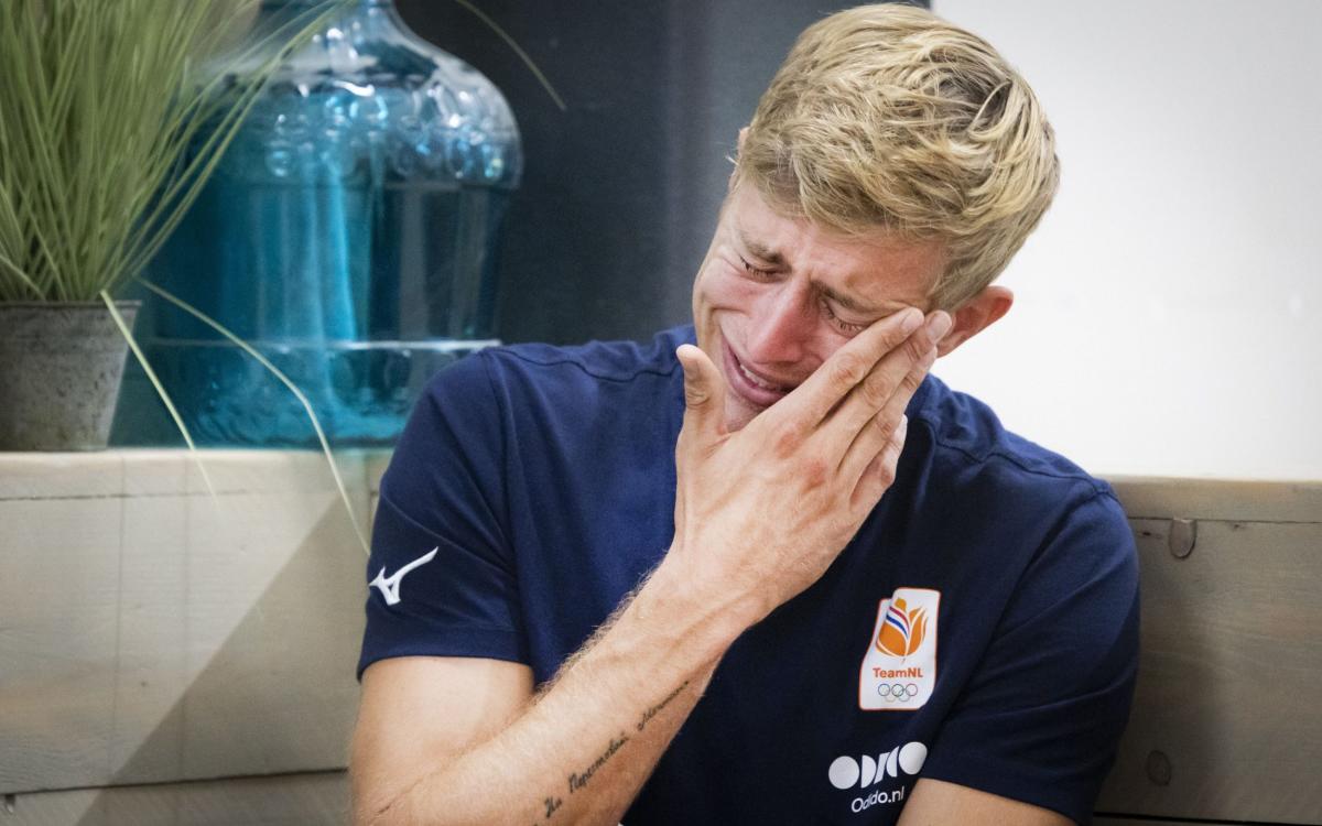 Dutch child rapist Steven van der Velde breaks down in tears during first interview since Olympics