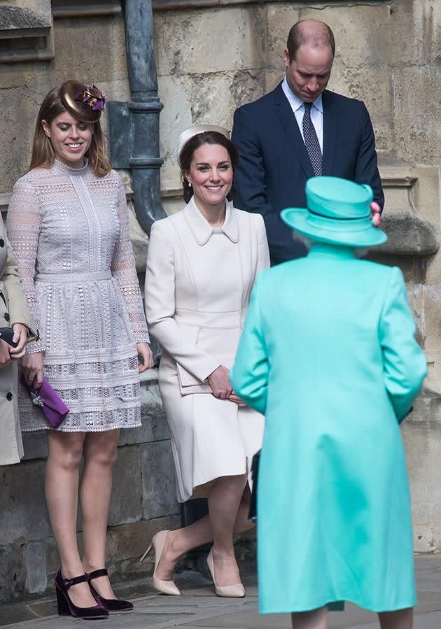 Kate said she has learned a lot from the Queen. Photo: Getty