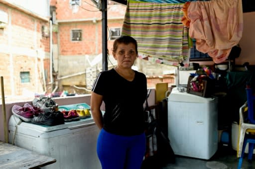 Venezuelan 50-year-old housewife Reina Rojas, receives a government food parcel every six weeks at subsidized prices, but it is too little to live on