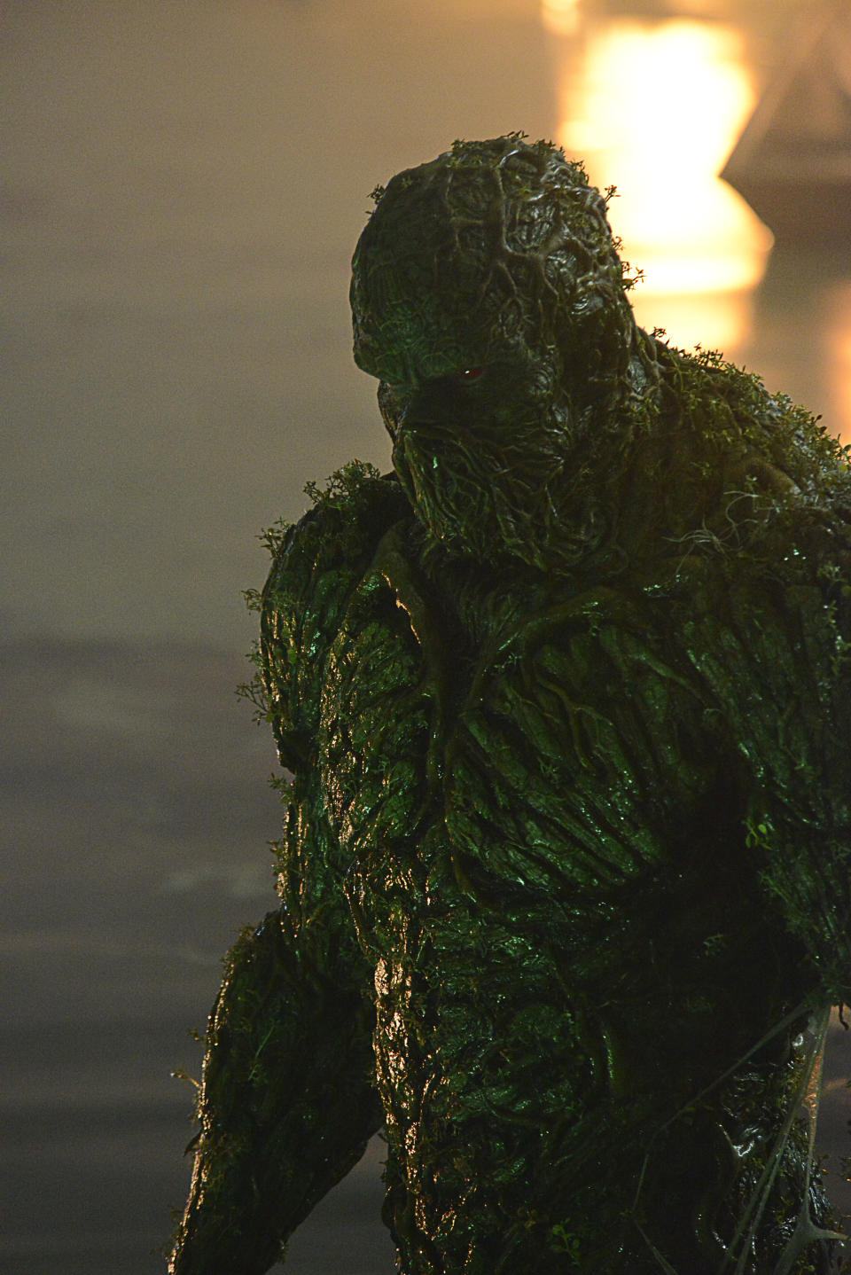 Derek Mears plays DC's swamp monster in 'Swamp Thing' (Photo: Brownie Harris / 2018 Warner Bros. Entertainment Inc.)