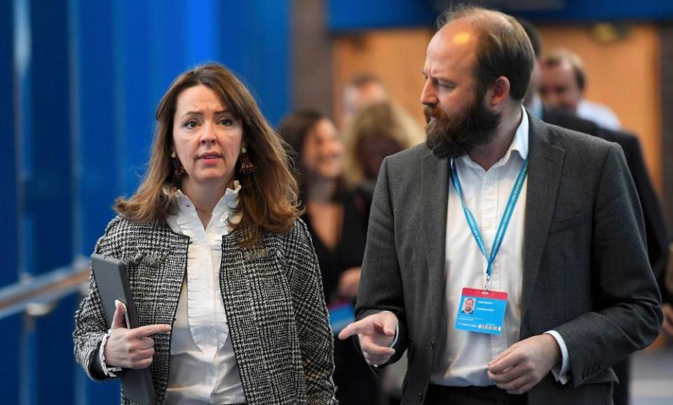 Fiona Hill and Nick Timothy.