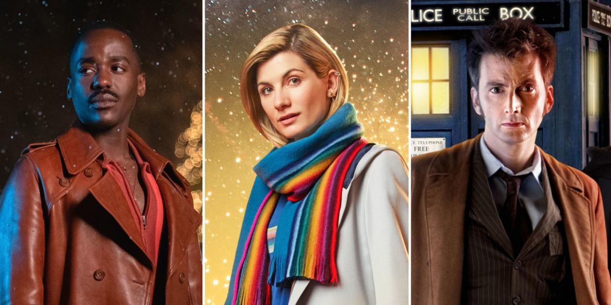 ncuti gatwa, jodie whittaker, david tennant, doctor who christmas specials