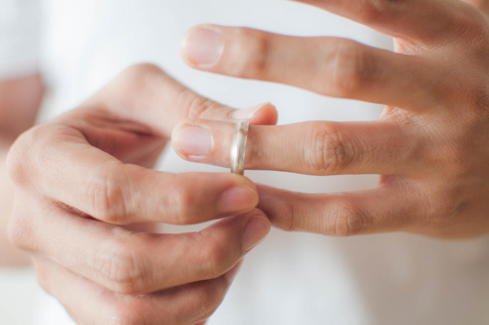 A man has left his marriage over a secret confession he overheard from his wife. Photo: Getty Images