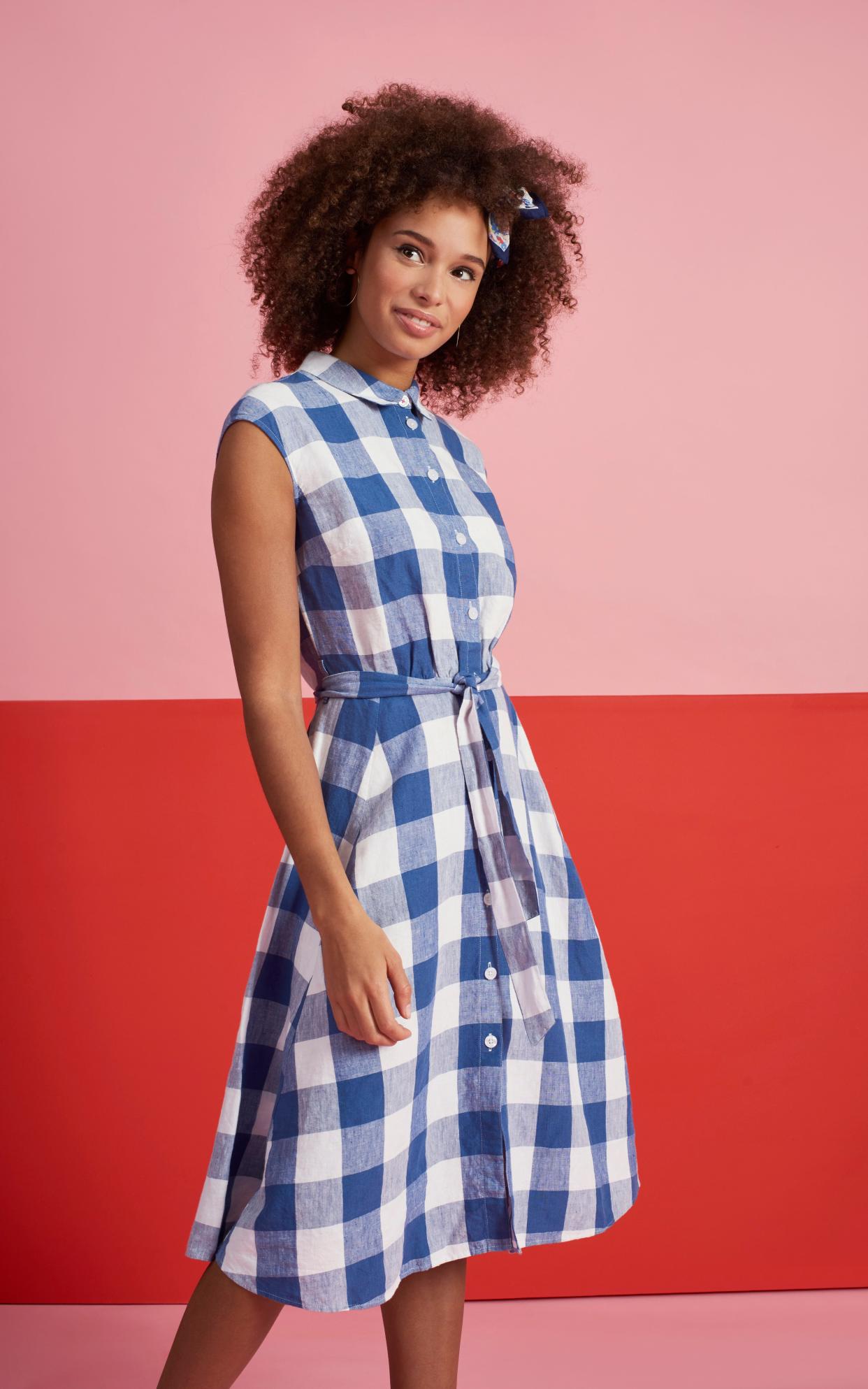Gingham dress, £79.95, Joules  -