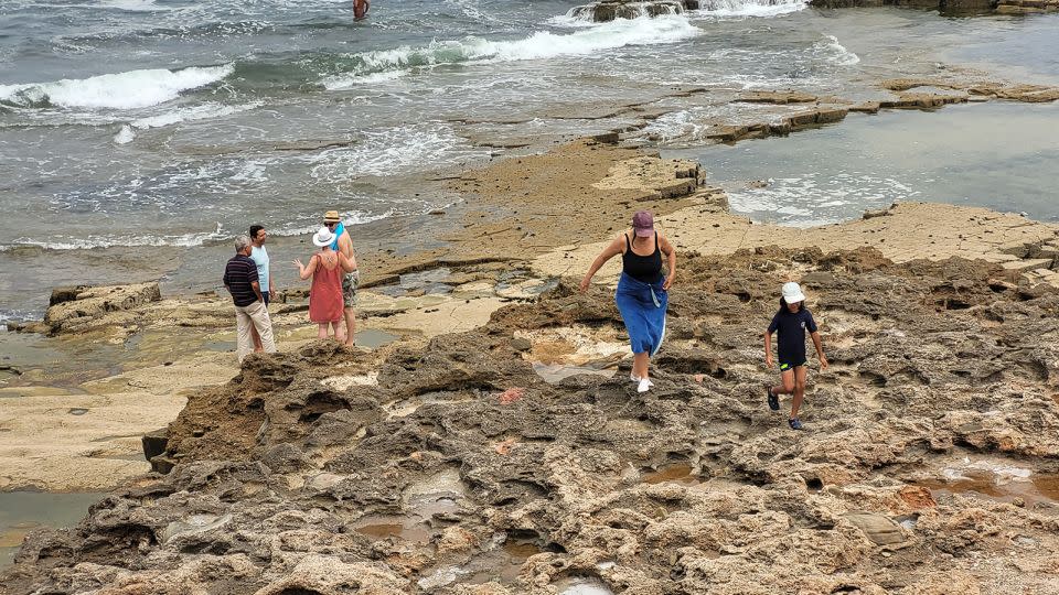 The author's extended family owns property on a rocky promontory in Dar Bouazza, a coastal community just west of Casablanca. - Tim Curran/CNN