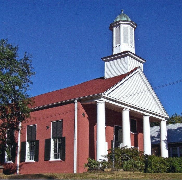 Woodville Baptist Church is the oldest church in Mississippi with its original building built in 1809.