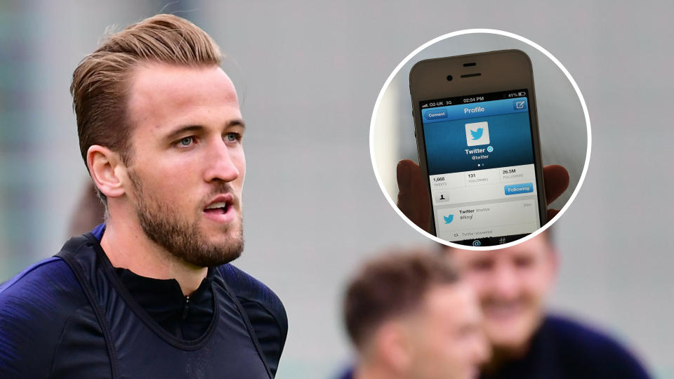 Harry Kane has reduced his social media usage.