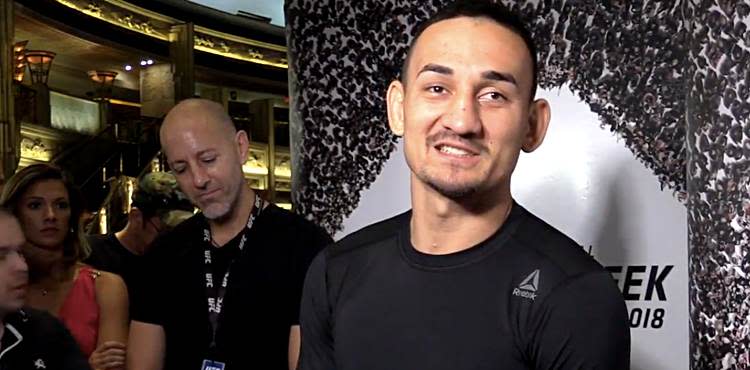 Max Holloway UFC 226 Open Workout Scrum