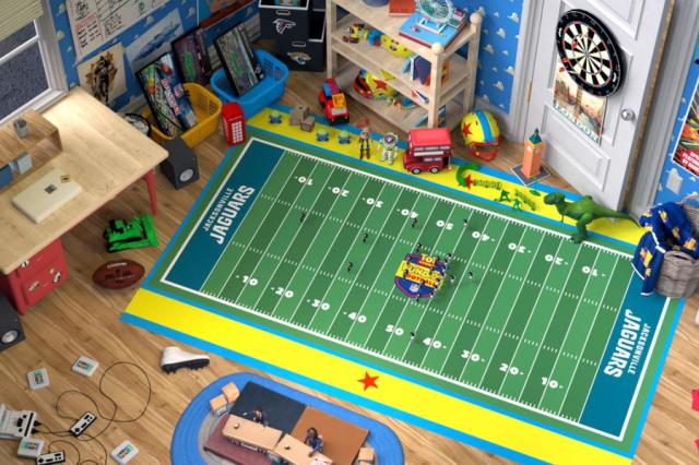 Here's what Calvin Ridley's 30-yard TD looked like in Toy Story world