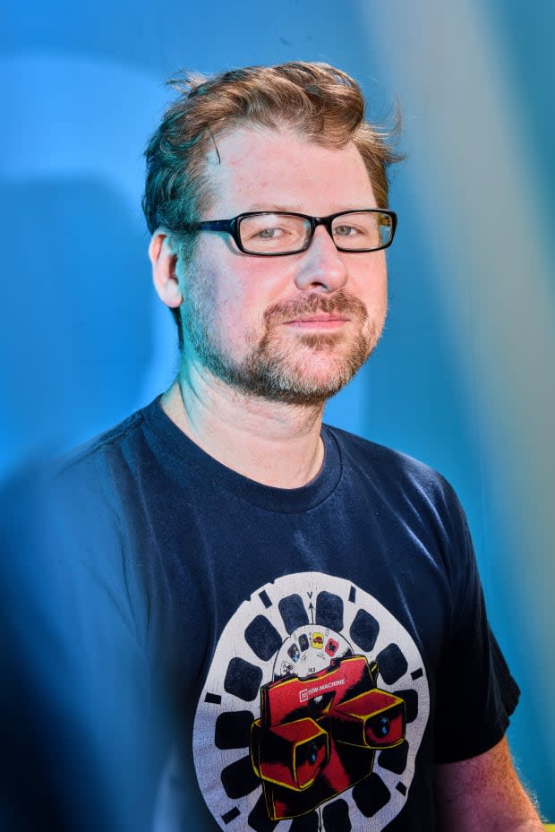 Justin Roiland, who voices Rick Sanchez, Morty Smith, Mr. Meseeks, the Cromulans and more on "Rick and Morty"<p><a href="https://www.gettyimages.com/detail/1410136651" rel="nofollow noopener" target="_blank" data-ylk="slk:Irvin Rivera/Getty Images;elm:context_link;itc:0;sec:content-canvas" class="link ">Irvin Rivera/Getty Images</a></p>