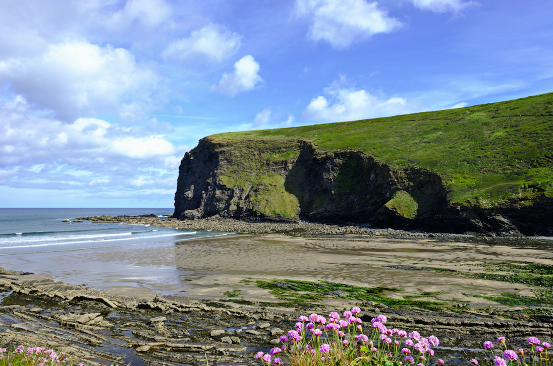 Visitors have been told not to take pebbles from Crackington Haven in Cornwall (Picture: Rex)