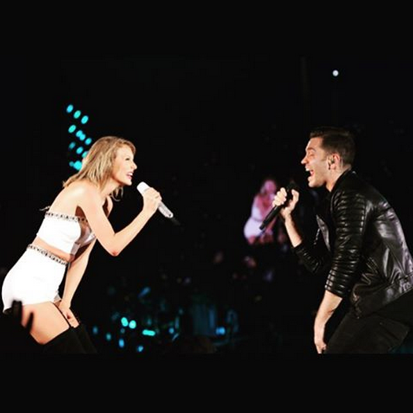 Taylor Swift and Andy Grammer