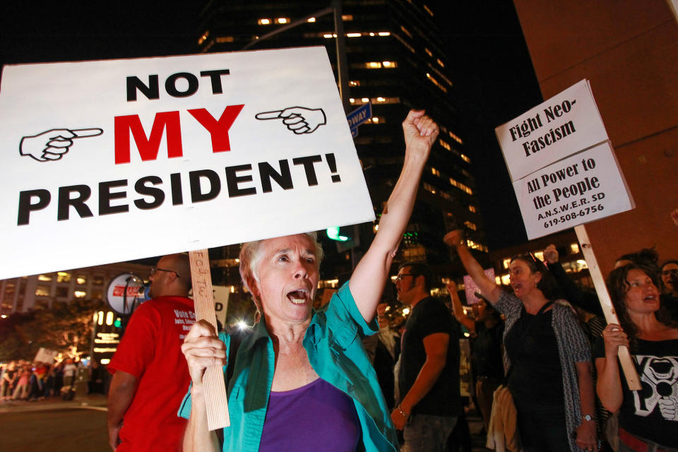 Protests after Donald Trump’s victory