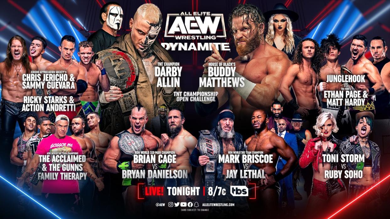 AEW Dynamite Results (1/25): TNT Title Match, Bryan Danielson Competes, More