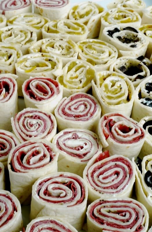 <p>Noble Pig</p><p><strong>Recipe: <a href="https://noblepig.com/2017/08/secret-ingredient-tortilla-rollups/" rel="nofollow noopener" target="_blank" data-ylk="slk:Secret Ingredient Tortilla Rollups;elm:context_link;itc:0;sec:content-canvas" class="link rapid-noclick-resp">Secret Ingredient Tortilla Rollups</a></strong></p>