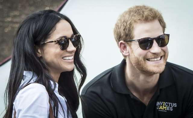 Meghan and Harry in 2017