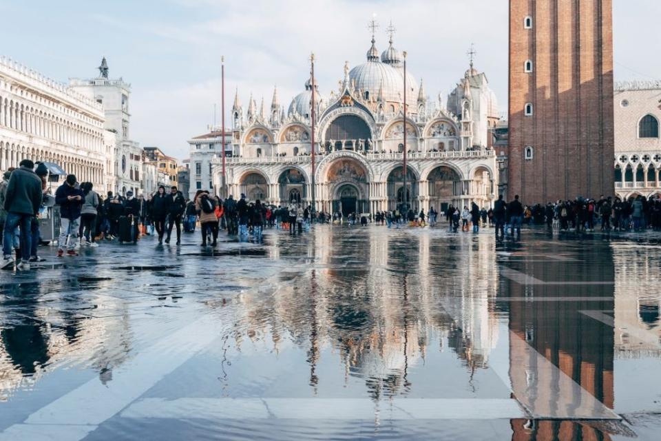 St. Mark's Square reflection in Venice