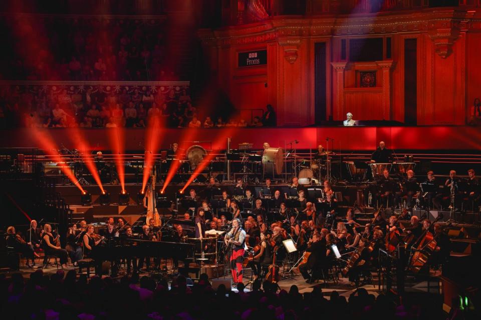 Rufus Wainwright at Prom 66: Rufus Wainwright – Want Symphonic: Want One, at the Royal Albert Hall (BBC/ Andy Paradise)