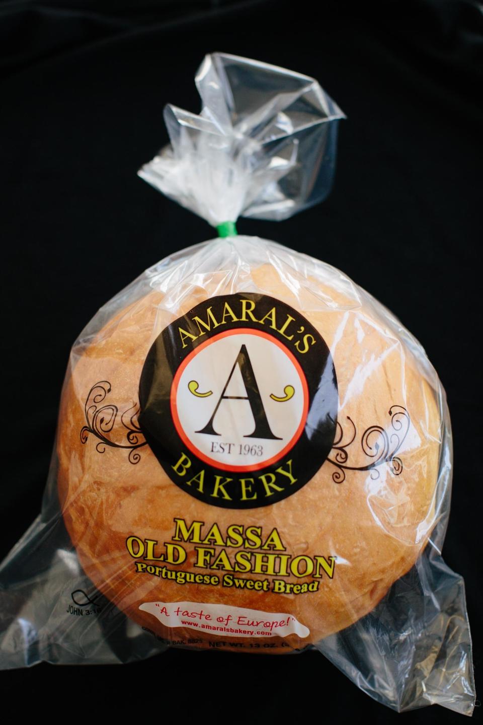 Portuguese sweet bread from Amaral's Bakery.