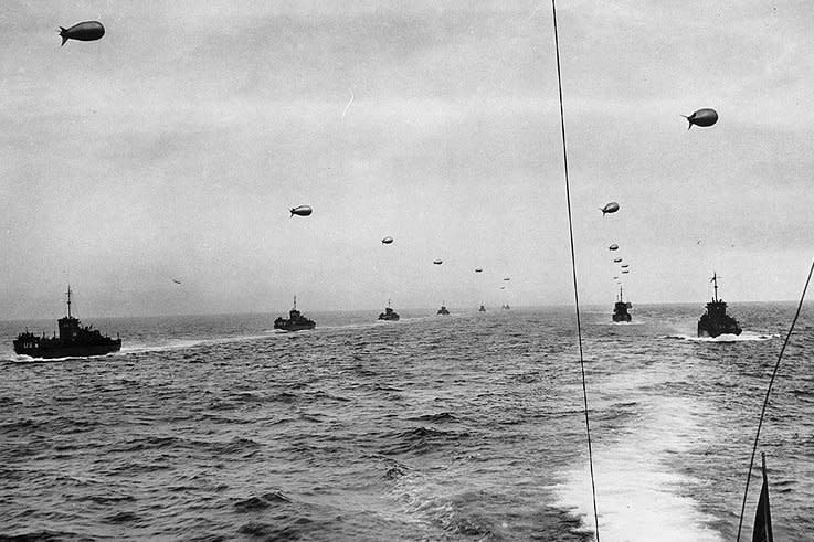 On June 6, 1944, hundreds of thousands of Allied troops began crossing the English Channel in the D-Day invasion of Nazi-occupied Europe. It was the largest invasion in history. File Photo courtesy of the U.S. Coast Guard.