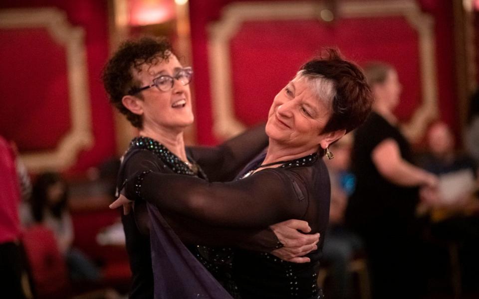 Jacky Logan has been campaigning for same-sex ballroom dancing since the 90s - David Rose