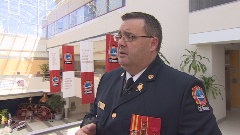 New fire chief Matthew Pegg says rescuing a little girl changed his life