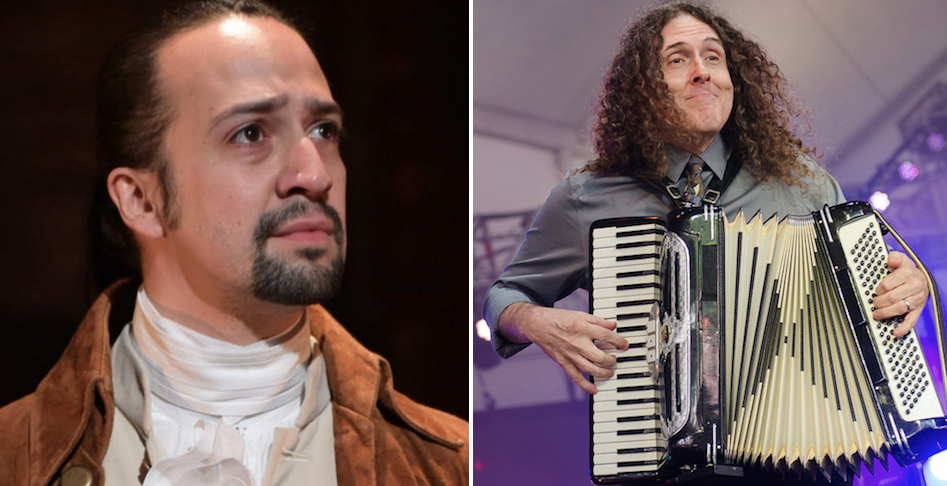 The latest installment in Lin-Manuel Miranda’s #HamilDrops, "Weird Al"exander Hamilton isn't going to throw away his shot.