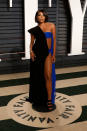 <p>It’s official: Gabrielle Union stole the show at the Vanity Fair Oscar’s after-party.<br><br>The actress donned a cobalt and black panelled dress by Jean Paul Gaultier for the evening and the outfit received mixed reviews from fans. <em>[Photo: Getty]</em> </p>