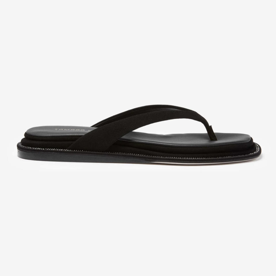 Tamara Mellon Pillow Top Luster Sandals