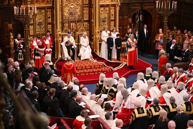 Return to pomp and ceremony as King steps into role long performed by his  mother