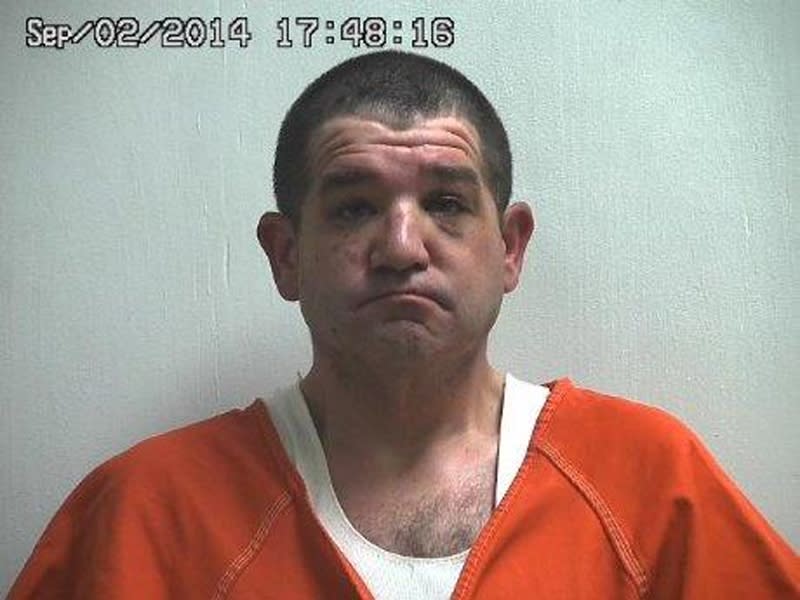 Donald Hoffman is pictured in this booking photo taken September 2, 2014, courtesy of the Crawford County Sheriff's Office. Hoffman has been charged with aggravated murder in the beating deaths of four men found in separate houses in a small central Ohio town this week, authorities said on September 4, 2014. REUTERS/Crawford County Sheriff's Office/Handout (UNITED STATES - Tags: CRIME LAW) FOR EDITORIAL USE ONLY. NOT FOR SALE FOR MARKETING OR ADVERTISING CAMPAIGNS. THIS IMAGE HAS BEEN SUPPLIED BY A THIRD PARTY. IT IS DISTRIBUTED, EXACTLY AS RECEIVED BY REUTERS, AS A SERVICE TO CLIENTS