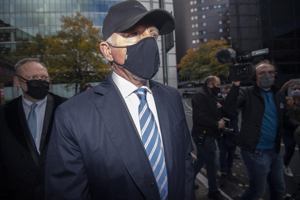 Boris Becker on a previous appearance at Southwark Crown Court (Victoria Jones/PA) (PA Archive)
