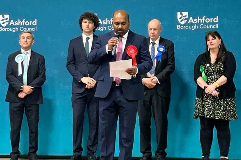 Sojan Joseph of the Labour party has been elected as the next MP for Ashford