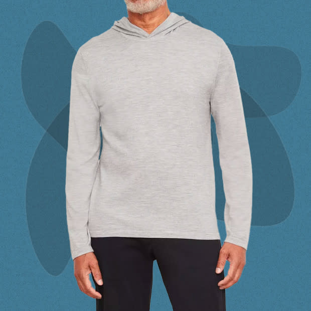 <p>Courtesy of Vince</p><p>Paying this much for a plain gray hoodie might seem excessive, but hear us out. It’s made by Vince, a brand that specializes in a distinctly West Coast vision of luxury (think slub tees, comfortable shorts, etc.). Accordingly, this cozy hoodie swaps basic fleece for a luxurious blend of wool and cashmere. The loose t-shirt style hem keeps the whole affair extra breezy. </p><p>[$365; <a href="https://go.skimresources.com?id=106246X1712071&xs=1&xcust=mj-besthoodies-jzavaleta-080423-update&url=https%3A%2F%2Fwww.vince.com%2Fproduct%2Ffeatherweight-wool-cashmere-pullover-hoodie-MR7856860.html" rel="noopener" target="_blank" data-ylk="slk:vince.com;elm:context_link;itc:0;sec:content-canvas" class="link ">vince.com</a>]</p>