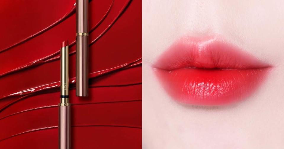 ESTEE LAUDER耀眼出色細管唇膏-釉光#914 大膽赤紅NT$1550圖片來源：ESTEE LAUDER