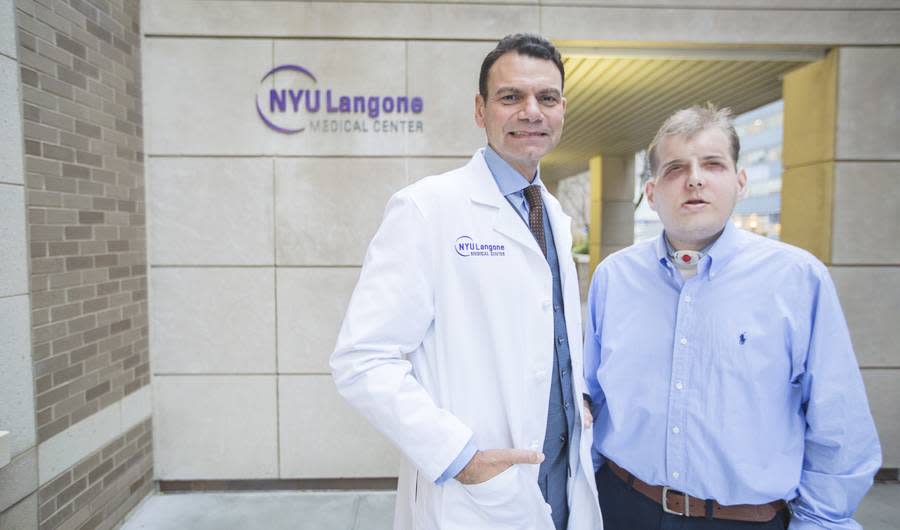 This Firefighter Just Received the Most Extensive Face Transplant in History