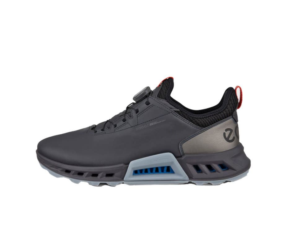 <p>Courtesy Image</p><p>For players who prefer soft spikes, ECCO makes some of the best around. Thanks to GORE-TEX technology and performance leather, <a href="https://clicks.trx-hub.com/xid/arena_0b263_mensjournal?q=https%3A%2F%2Fwww.amazon.com%2FECCO-Gore-TEX-Waterproof-Concrete-10-10-5%2Fdp%2FB099MPNQLV%3FlinkCode%3Dll1%26tag%3Dmj-yahoo-0001-20%26linkId%3Daebda062ad8a9a73ad3a9586a13fc1dc%26language%3Den_US%26ref_%3Das_li_ss_tl&event_type=click&p=https%3A%2F%2Fwww.mensjournal.com%2Fgear%2Fgolf-gifts%3Fpartner%3Dyahoo&author=Nicholas%20Hegel%20McClelland&item_id=ci02ccbf3e90022714&page_type=Article%20Page&partner=yahoo&section=Gift%20Guides&site_id=cs02b334a3f0002583" rel="nofollow noopener" target="_blank" data-ylk="slk:ECCO Biom C4 Shoes;elm:context_link;itc:0;sec:content-canvas" class="link ">ECCO Biom C4 Shoes</a> are 100 percent waterproof while an exhaust grid in the sole vents air and moisture. Well-cushioned to keep your player’s feet comfortable, the shoes interact with the turf using three different traction patterns to boost stability and rotation through the swing. The brand now offers this model with a BOA closure rather than laces for more consistent support and easy adjustments (they just have to turn a dial).</p>