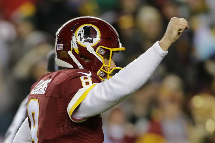 Kirk Cousins had a huge game for Washington on Sunday (AP)