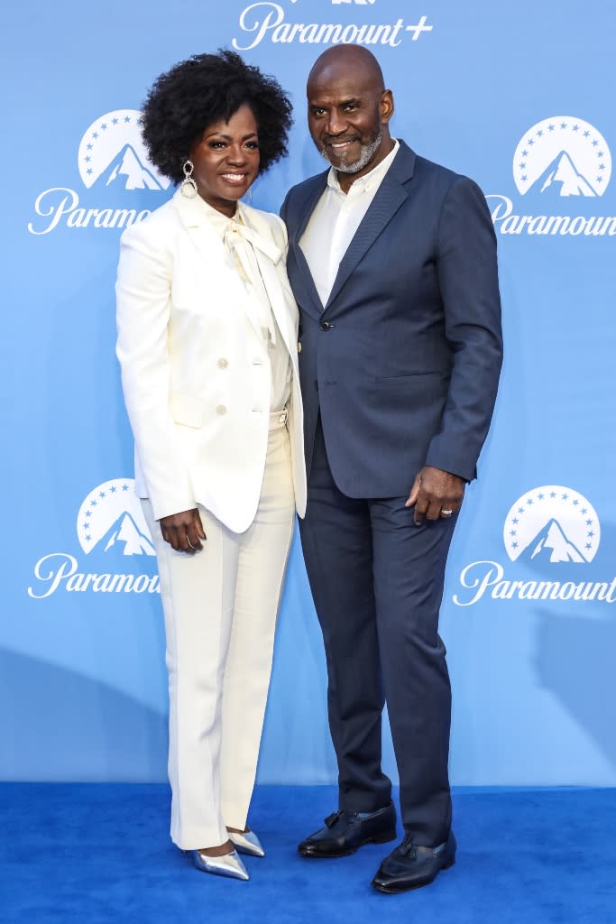 Davis and Tennon at the Paramount+ UK launch event on June 20. - Credit: Brett D. Cove / SplashNews.com